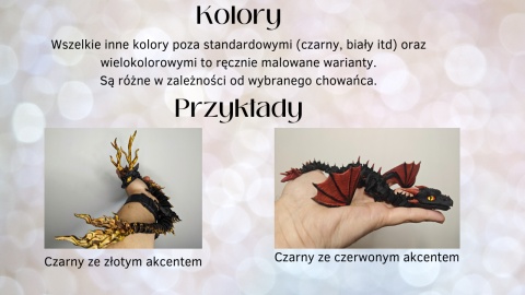 Duży ruchomy smok róża
