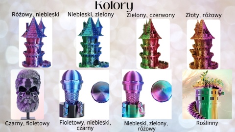 Smok Kaida - wielokolorowy Smok Kaida - wielokolorowy